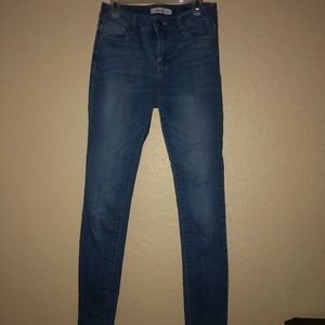 High waisted blue jeans size 1
